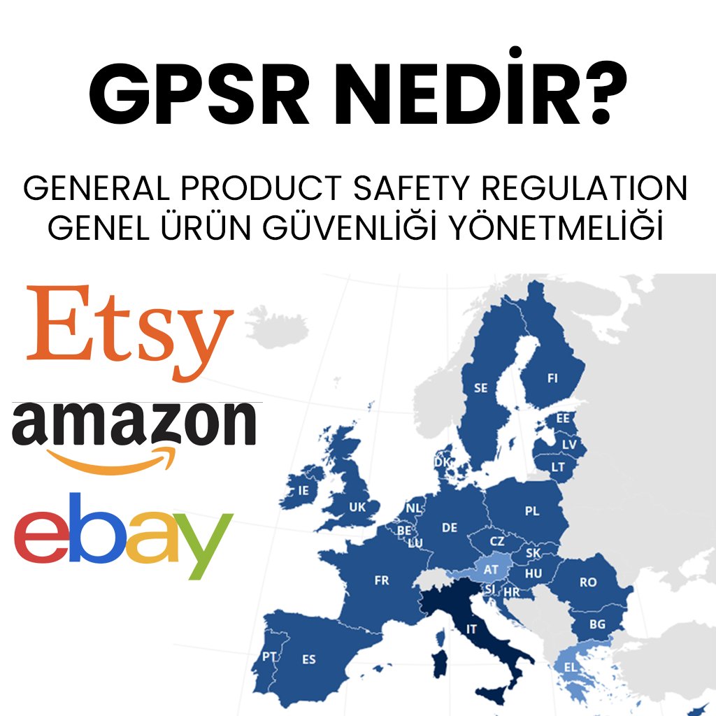 k_basali's tweet photo. GPSR nedir? Pazar yeri satıcılarını neden ilgilendiriyor? 

Avrupa Birliği'nde yarından itibaren geçerli olacak "Genel Ürün Güvenliği Yönetmeliği" bir regülasyon. 

Evet, bizi de yani mikro veya küçük işletmeleri de kapsıyor.  Bazı ürünler bundan muaf ama bu zaten bizi ilgilendiren ürünler değil ne yazık ki.

Etsy, Amazon, eBay vs. nerede sattığınızın bir önemi yok, alıcı Avrupa Birliği'nde ise bu regülasyona tabiyiz.

Peki ne yapmamız lazım? 
Avrupa Birliği'nde bir yasal temsilciniz olması gerekiyor ve ürünleriniz ile ilgili etiketleri ürüne eklemeniz gerekiyor.

Peki Avrupa bölgesinde bir yasal temsilciniz yoksa ne 
yapmanız lazım? Yarın itibarıyla ürünlerim gümrükte kalır mı?
Öncelikle gümrükler bu regülasyonun uygulayıcısı veya denetleyicisi değil.
(en azından şimdiye kadar öğrendiklerim kadarıyla). 

Ürünleriniz gümrükte sorunsuz geçebilir ama ürünü satan kişi şikayet ederse veya herhangi bir denetime bu olmadığı anlaşılırsa, o zaman pazar yeri mağazanızın kapanmasına kadar gidebiliyor bu.

Etsy bunu çok net belirtmiş: 
"Etsy'nin yetkili bir kurumdan ürününüzün uygun olmadığına dair bir bildirim alması durumunda, ürün ilanınızın kaldırılması ve/veya hesabınızın askıya alınması da dahil olmak üzere uygun önlemleri alacağız."

Merak ettikleriniz varsa sorabilirsiniz, bildiğim kadarı ile cevaplarım.