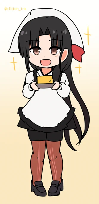 祥鳳_給仕modeです!1h30m#艦これ版深夜の真剣お絵描き60分一本勝負 #艦これ版真剣お絵描き60分一本勝負_20241212 