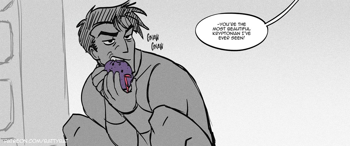 BattyBat604's tweet image. The most beautiful Bruce I&apos;ve ever drawn 💅, in a currently ongoing SciFi AU on my P*treon! (linked in thread)
#superbat