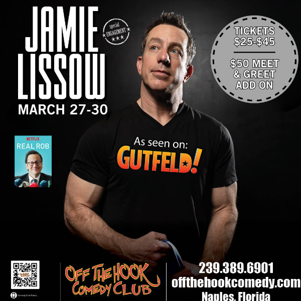 OTHComedyClub's tweet photo. Comedian Jamie Lissow Live In Naples, Florida! https://t.co/4E0WbswgUc