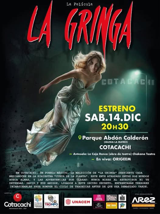 AdnRadio74's tweet photo. Invitados a ser parte de la proyección de La Gringa.
📌 Sábado, 14 de diciembre 
📌 20h30
👉 Programa especial con la presentación de la obra de teatro "La Caja Ronca" por parte de Chakana Teatro.
🫠 Pantallas gigantes y a obscuras. 😱
❗EVENTO GRATUITO❗
#MunicipioDeCotacachi https://t.co/IoVKfenQjL