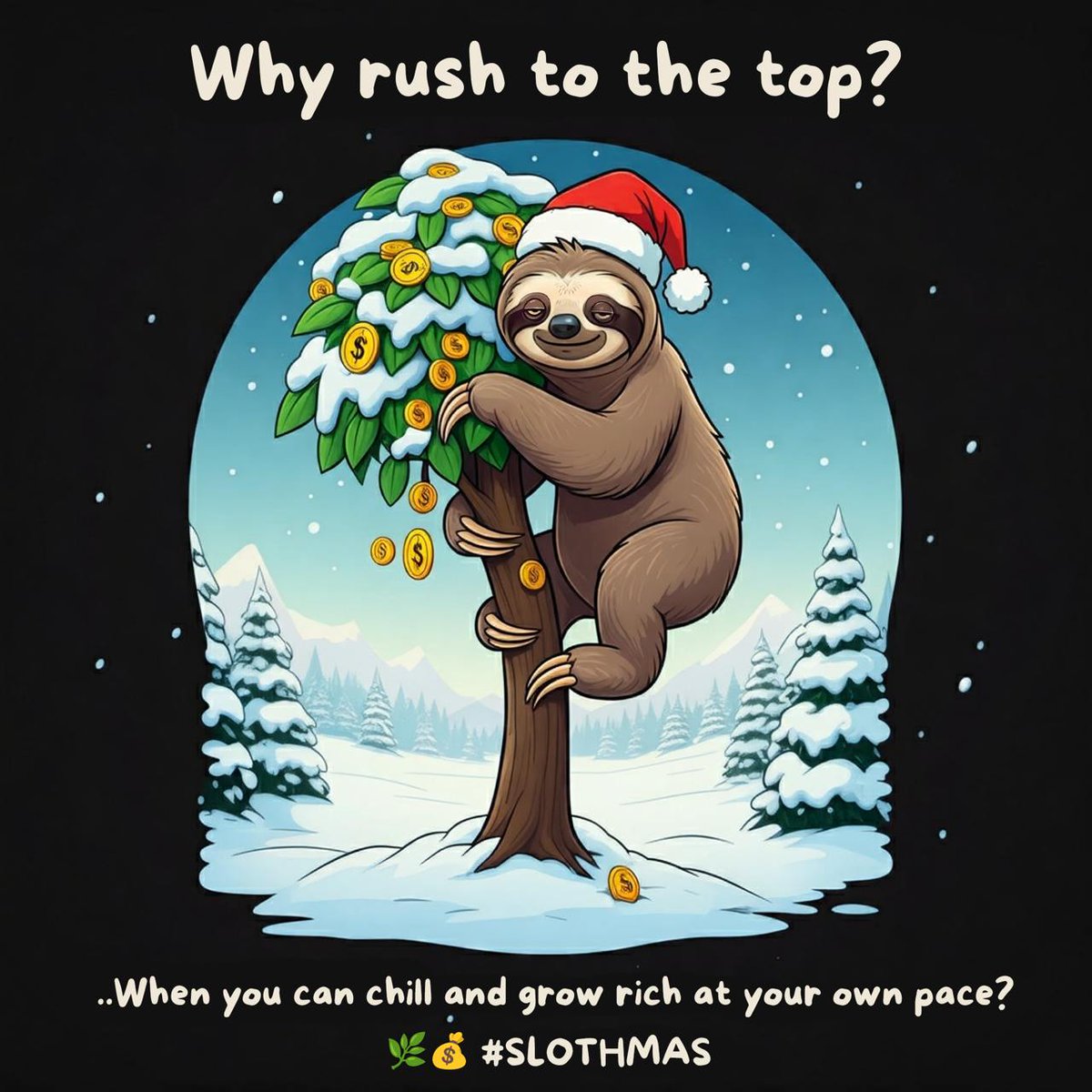hibahatten's tweet photo. @slothmascoin I'm here for the vibes, not the hustle https://t.co/1HHzchZEHD
