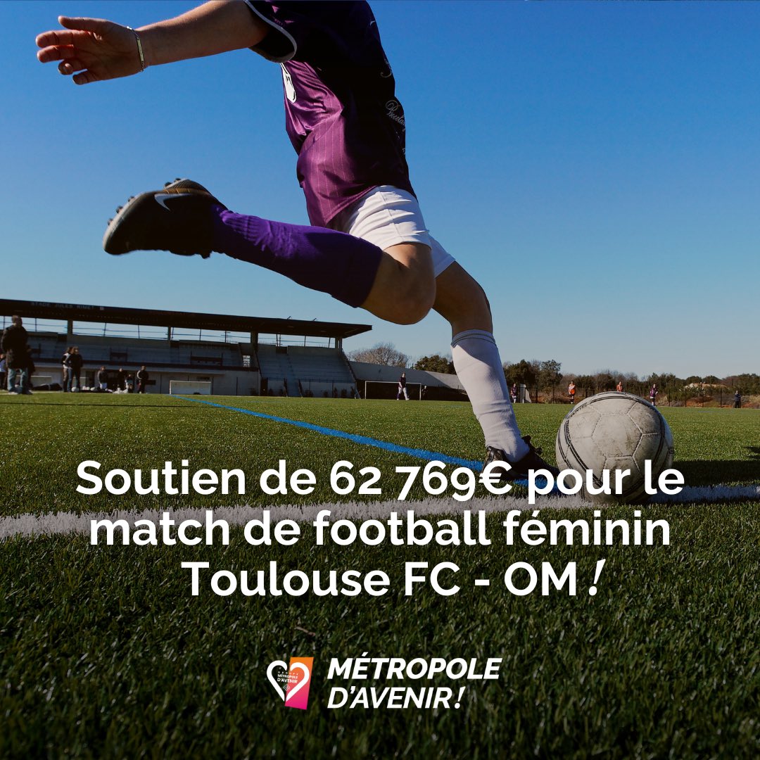 metrop_davenir's tweet photo. @sachabriand @Toulouse [#ConseilTM] Nous soutenons le football féminin avec l’AMOS Women’s French Cup 2024 !
➡️ Exonération de 62 769 € pour le match Toulouse FC – OM au Stadium.
➡️ Un événement qui booste l’économie locale et valorise le sport féminin. https://t.co/Xr3vUxCljb