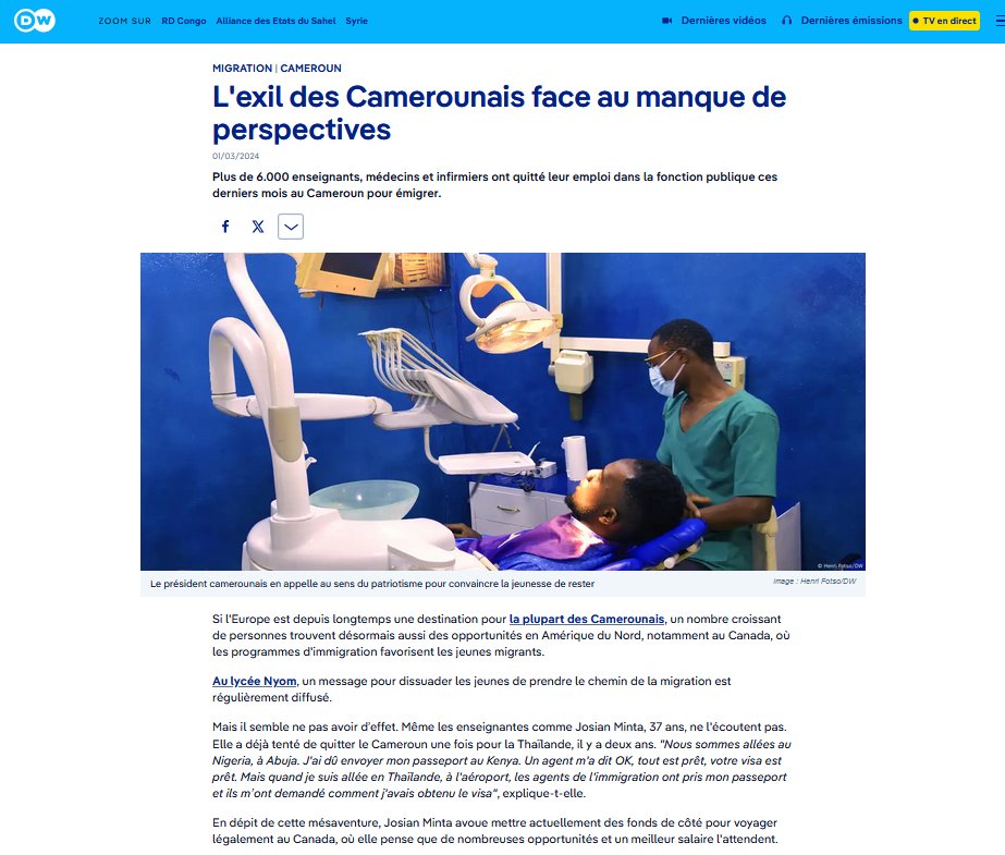 jtchoufang's tweet photo. @edithbrou Les tribulations #continentaises seraient-elles en train de se reproduire chez la belle-famille?
En effet, le nombre de fonctionnaires absents de leurs postes et suspectés d'avoir émigré (🇨🇦!?) est en croissance exponentielle.
A cela, il faut rajouter les agents fictifs. https://t.co/2FVgVKqQUP