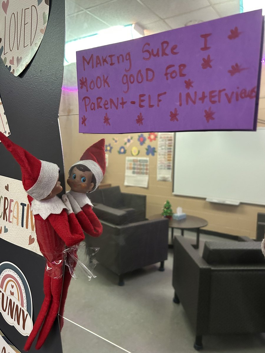 Parent-Elf interviews today!🤭