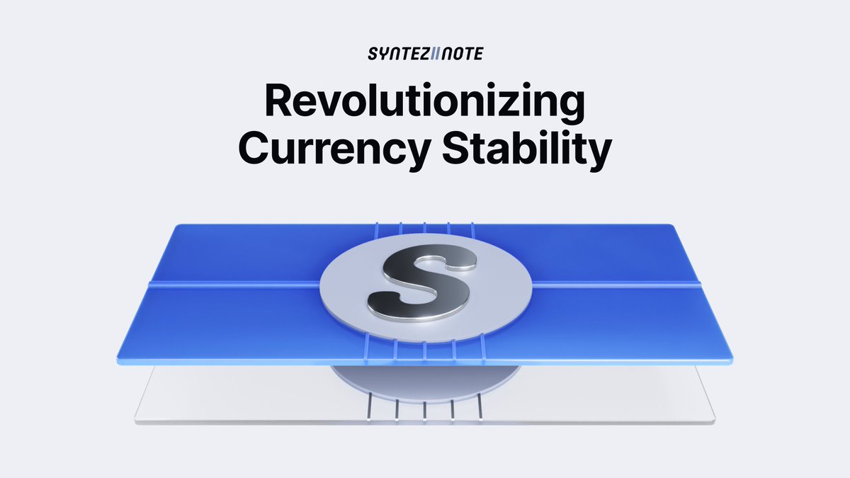 1/2) ANNOUNCEMENT!

SyntezNote: Revolutionizing Currency Stability
SyntezNote is a hybrid digital currency designed to protect national currencies from devaluation, enhance financial sovereignty, and generate dividends for holders, driving sustainable economic growth.