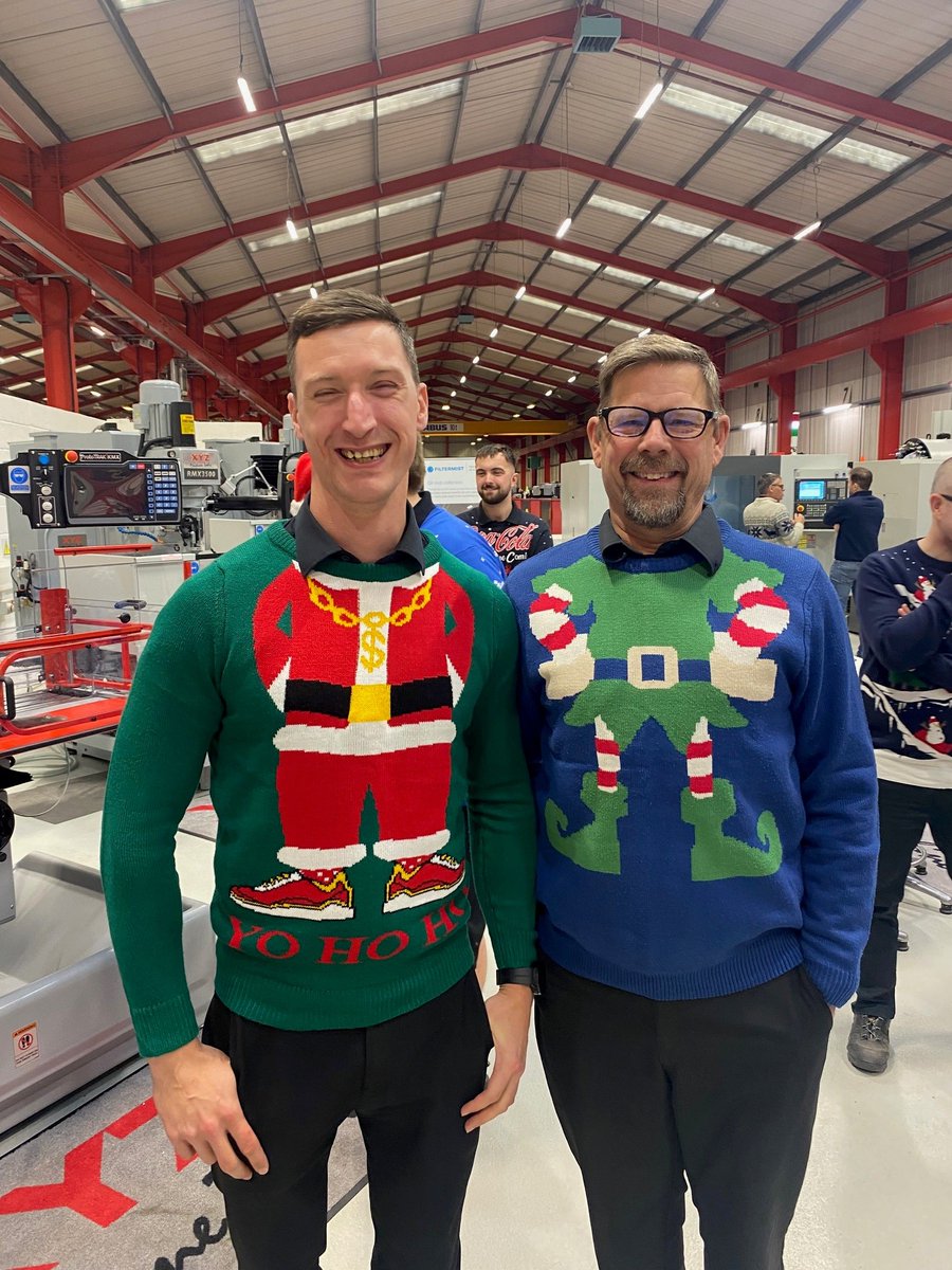 xyzmachinetools's tweet image. We’ve had a very festive day at XYZ HQ, with the team sporting their best Christmas Jumpers in aid of - Save the Children’s Christmas Jumper Day. 

So far, we have raised almost £500 for this amazing cause and it&apos;s still climbing.

#XYZMachineTools #ChristmasJumperDay