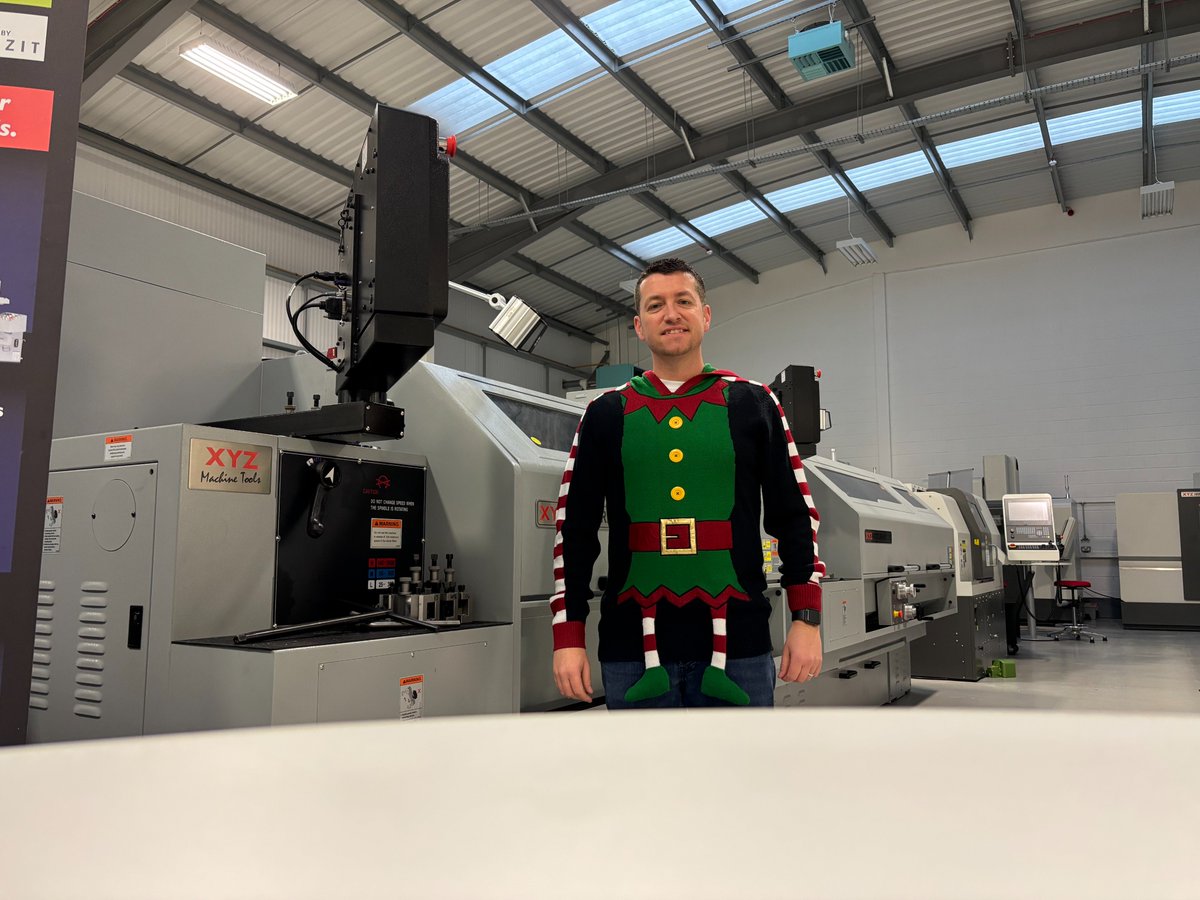 xyzmachinetools's tweet image. We’ve had a very festive day at XYZ HQ, with the team sporting their best Christmas Jumpers in aid of - Save the Children’s Christmas Jumper Day. 

So far, we have raised almost £500 for this amazing cause and it&apos;s still climbing.

#XYZMachineTools #ChristmasJumperDay