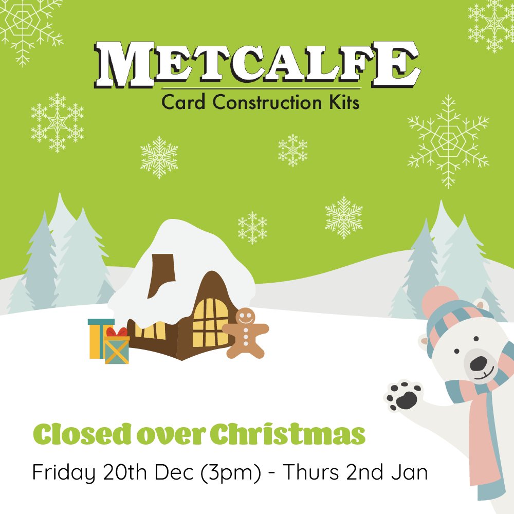 📣 Don't forget... 📣 We close for the Christmas holidays on Friday 20th December at 3pm. We will reopen on Thursday 2nd January.

All orders placed during these dates will be despatched when we return.