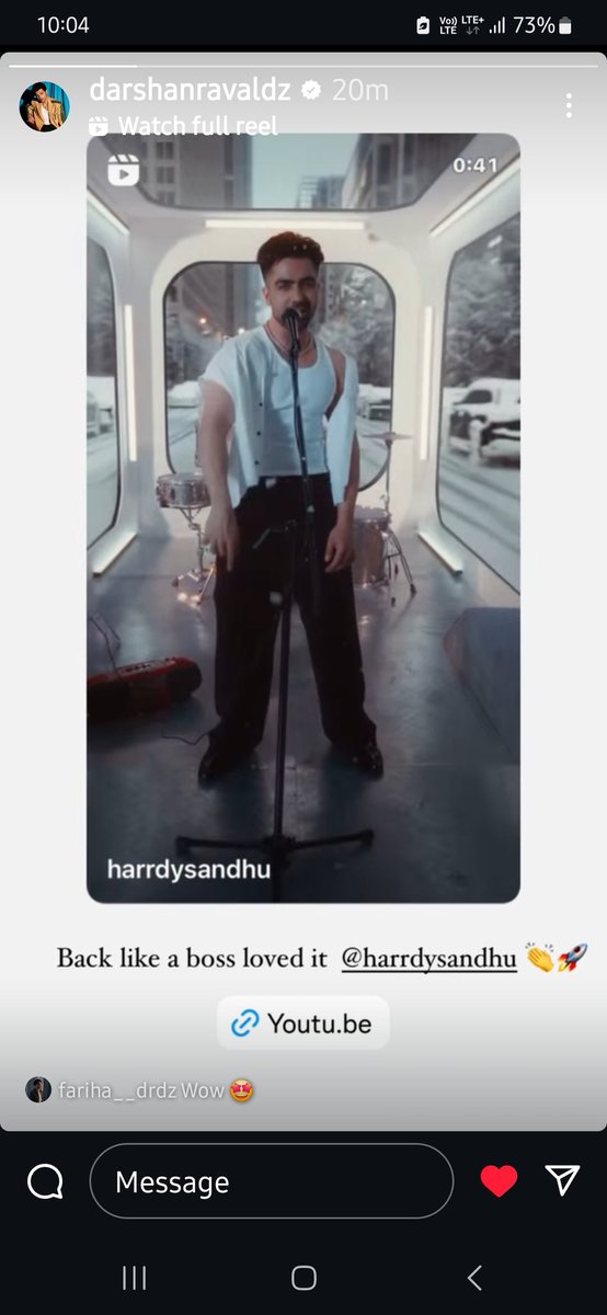 ReemaGauncarDZ's tweet photo. @DarshanRavalDZ you sharing this supportive post for #TuRuRuu reminds me of you cheering for him during #BijleeBijlee day. #FriendshipGoals
This song is crazily good. @HARRDYSANDHU ๐๐๐.
Love the catchy beats.
Lyrics have a slayful edge. Great track with new MV look & vibe.๐ https://t.co/uDo7l4sYU0