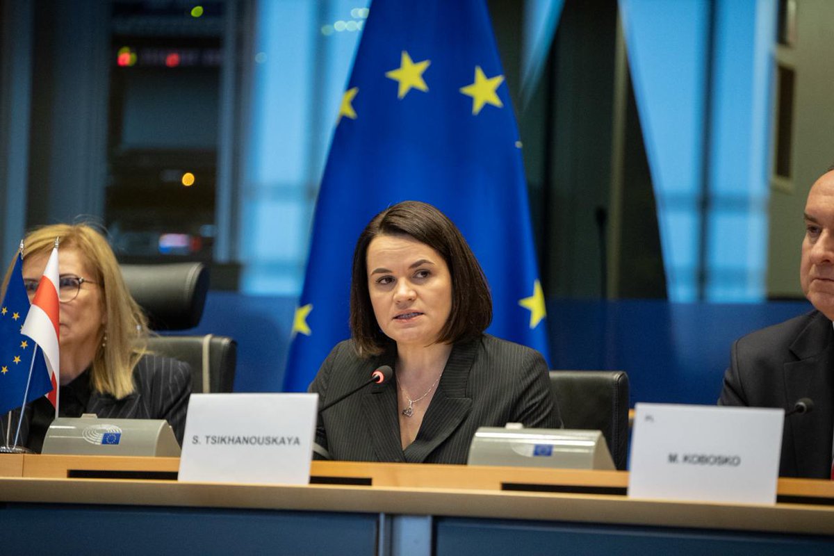 Sviatlana Tsikhanouskaya tweet media