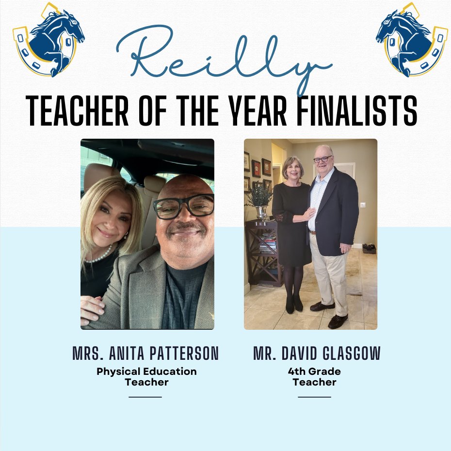 Reilly Elementary-Mandarin & Spanish Dual Language (@reillyelem) on Twitter photo Hold your horses,Mustangs!🐴Our Teacher of the Year finalists are here! These magical educators have amazed us with their dedication & creativity. Winner announced in January—stay tuned!🏆💙Thank you to all our teachers for keeping the magic alive at Reilly! ✨ #MustangMagic #TOY Hold your horses,Mustangs!🐴Our Teacher of the Year finalists are here! These magical educators have amazed us with their dedication & creativity. Winner announced in January—stay tuned!🏆💙Thank you to all our teachers for keeping the magic alive at Reilly! ✨ #MustangMagic #TOY