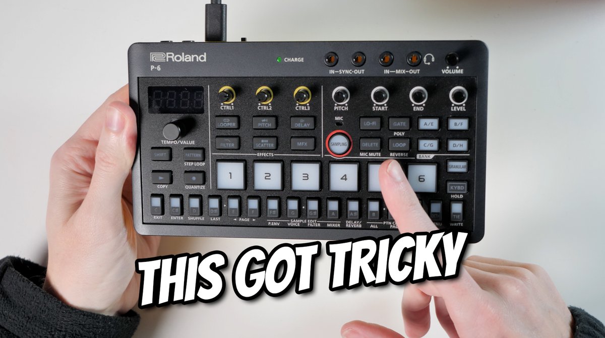 I posted a P6 beat today but If you want to go back in time a little and see how I got on trying to figure it out without the manual, check out my latest video that's just gone live! youtu.be/1GA8Q0D58BU