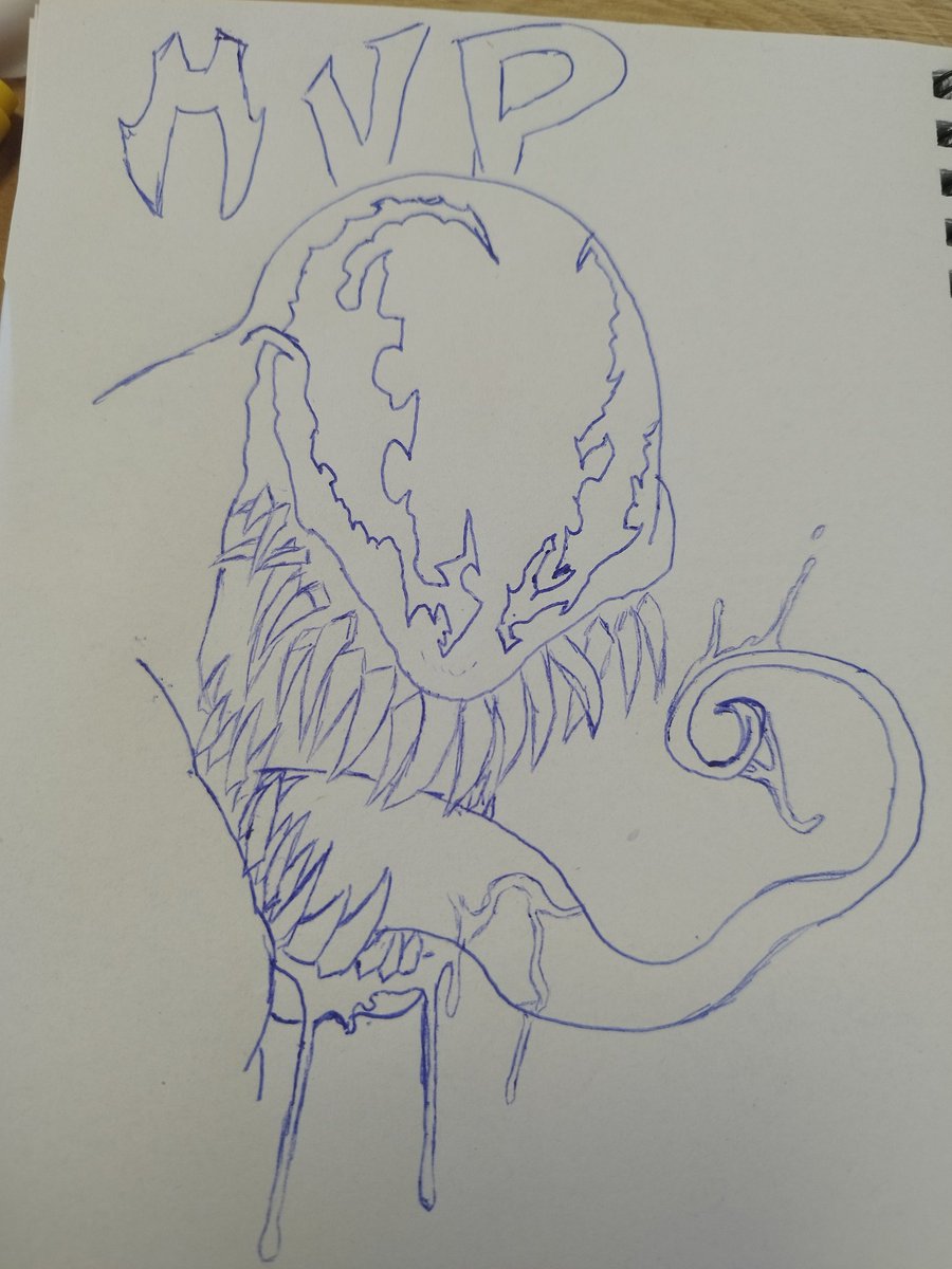 Hacia tiempo que no dibujaba en el trabajo,y me ha salido esto. Luego habrá que echarse unos Rivals..