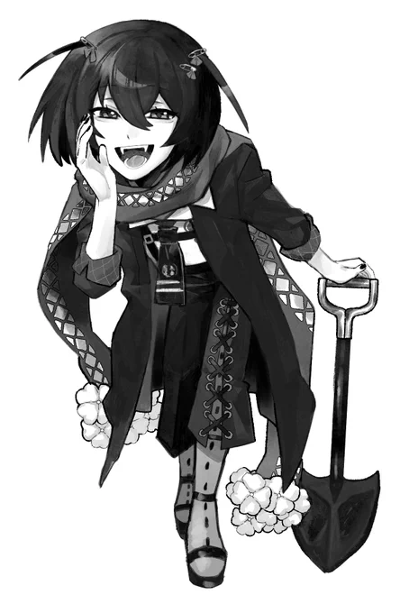 #まっしろキャンバスしろくろましろ 