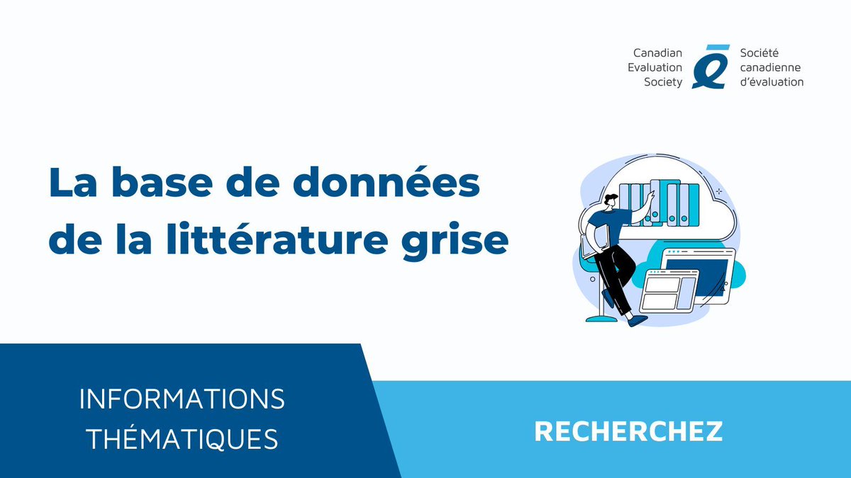 🎓 Recherchez dans la base de données de littérature grise des articles et des sujets pertinents pour les évaluateurs en pratique. 

#SCE  
➡️ buff.ly/3w7e6bI