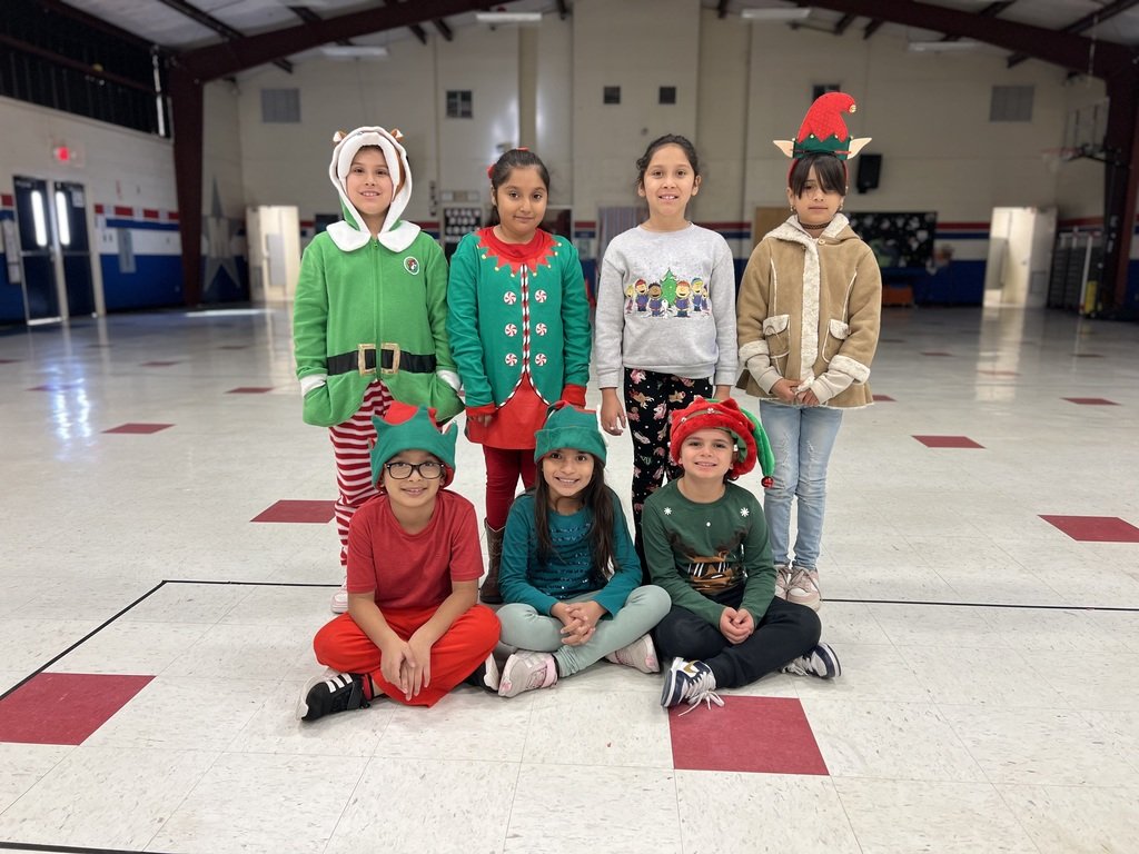 challengersmisd's tweet photo. Yesterday our Challengers celebrated the holiday season in the most magical way—by dressing up as festive elves! 🎄🧝‍♀️🧝‍♂️ The hallways were filled with holiday cheer and plenty of pointy hats, striped socks, and joyful smiles. https://t.co/YHj1g2kJwo