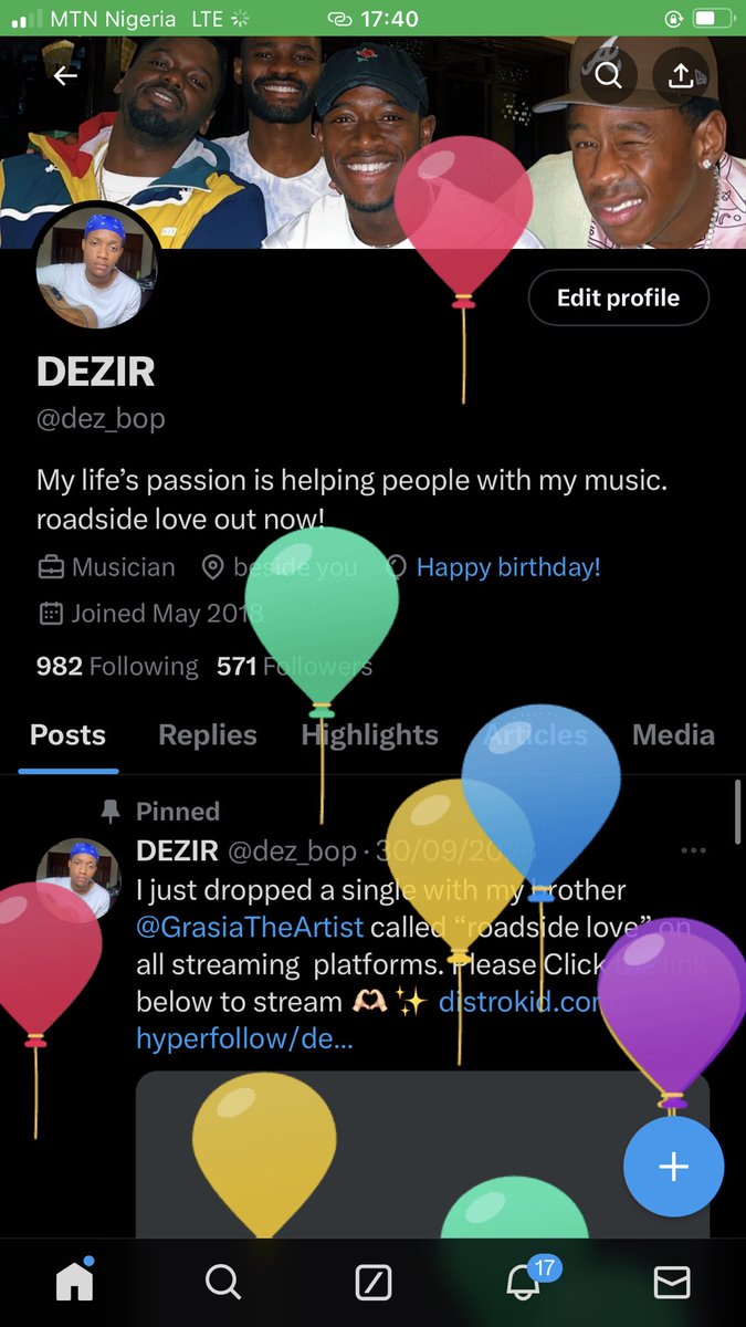heardofdezir's tweet photo. Got balloons today❤️🎂✨ grateful to God for another year🙏🏼✨ https://t.co/CxqZwj0ddN