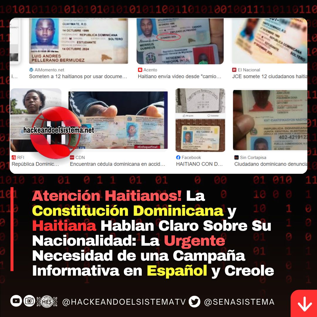 SenaSistema's tweet photo. Ampliar en el link: https://t.co/hWWrw7auqH
@luisabinader #RepublicaDominicana #Haiti
No olvides créate un perfil en https://t.co/kHVM3ukEE0
*Si puedes citar una mentira en este articulo, te regalamos US$100*
#republicadominicana #hackeandoelsistema #HESSocial #NoticiasRD https://t.co/SgBiQfYGrd