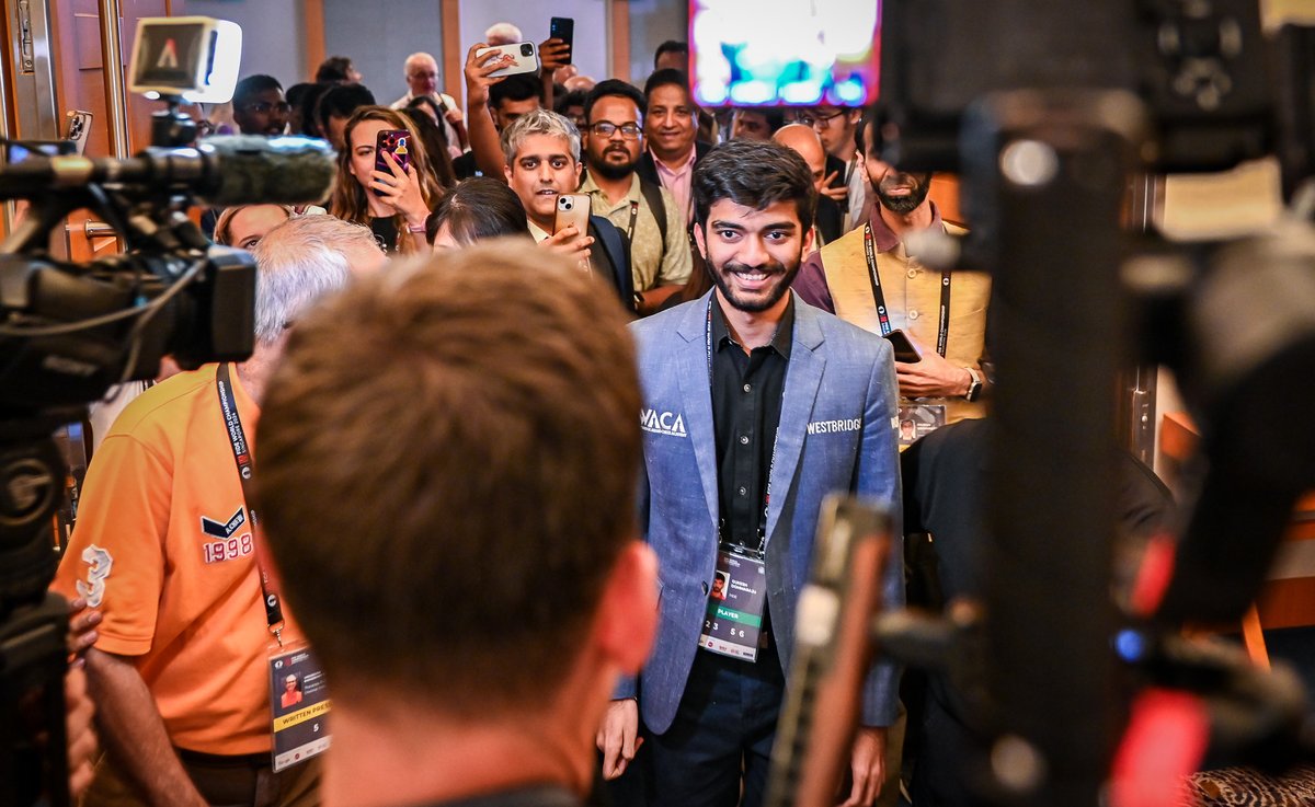 Congratulations to the new world chess champion Gukesh Dommaraju!