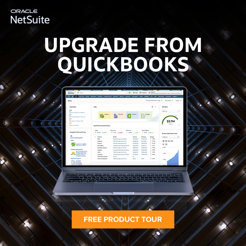 NetSuite's tweet photo. Is your business using QuickBooks? Are you spending more time managing that than running your business? 

Upgrade to NetSuite today.