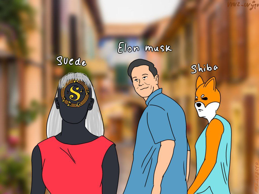 rickadm099's tweet photo. Guess who's elon musk's new favourite ? 
Non other than suede itself 😁
That's my meme entry for your contest guys
Big love and support 💕

@johnnysuede 

#SUEDEMEMECONTEST https://t.co/ECAab4nx7A