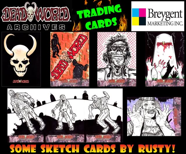 macandtrouble's tweet photo. little Flashback to 2012 - the "Deadworld" trading card set from Breygent Marketing from good friend Tom Breyer !
I had a lot of fun with these - and I loved the comic...
#sketchcard #deadworld #horror #breygent #comics https://t.co/IGVQ1roGUq