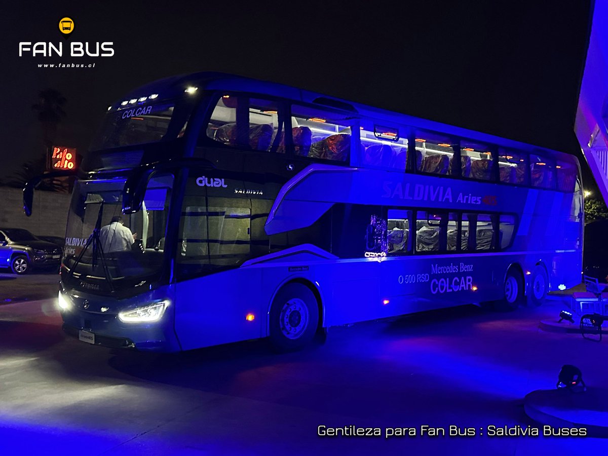 FanBus1's tweet photo. Industria Carrocera Argentina 🇦🇷
Nuevo Saldivia Aries 405 captado de noche, la unidad de las fotos está equipada con chasis Mercedes Benz O 500 RSD.
Fan Bus, agradece a Saldivia Buses por los registros.
#NuevoSaldiviaAries405 #Colcar #MercedesBenzO500RSD https://t.co/eBcjGeHcuN