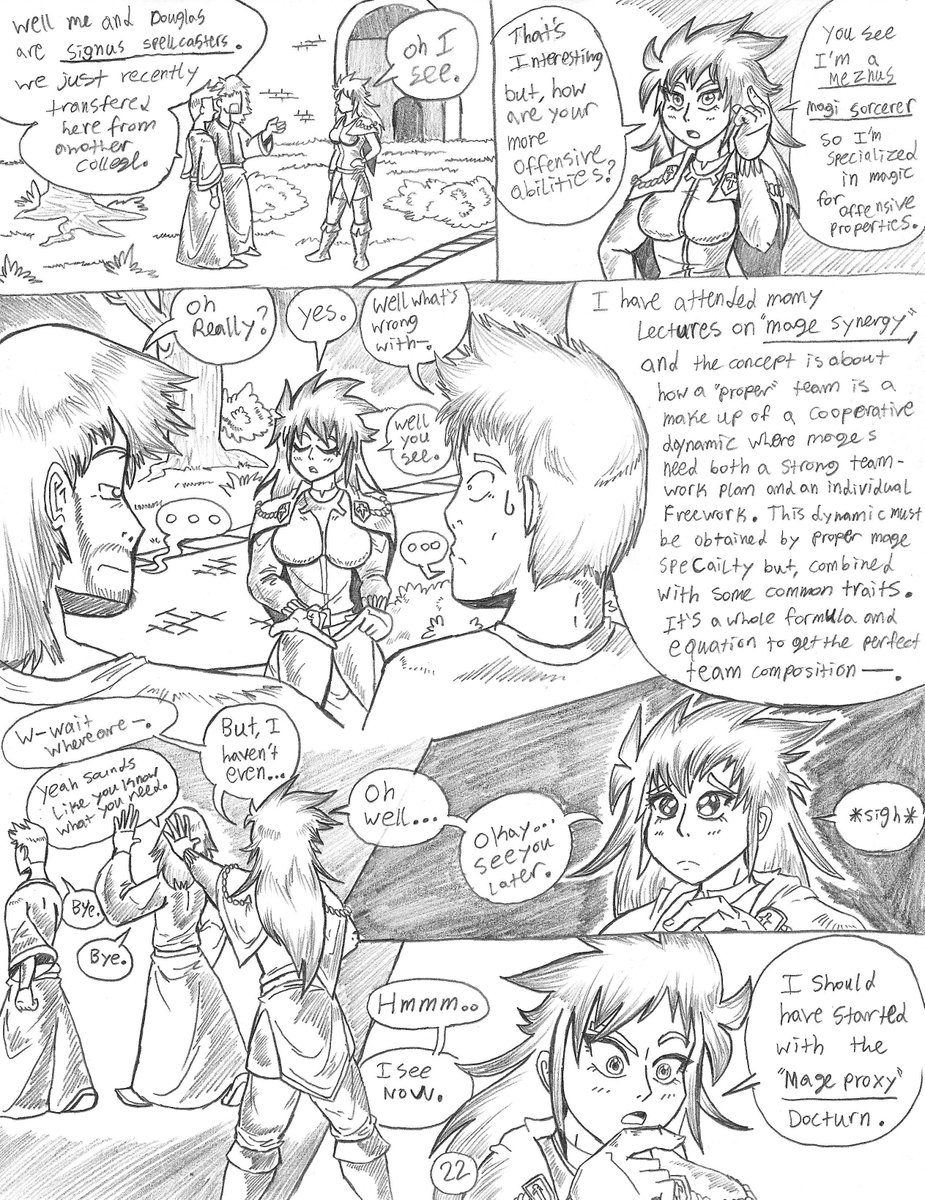BurningSwordsm1's tweet photo. Oh God she's a yapper.
Page 22! #magicircle #comics #manga #artmoots #artmoot #indiecomics #art #MAGIC #fantasy #cringe #anime #fight #Fights #Action #drama #powermoves #cool #ComicArt #PencilTest #anger #badwriting #Mystery #moveon #better #female #story #lore #anxiouspanda https://t.co/7fzSEfvbMs