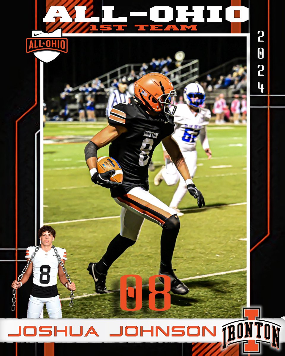 FootballIronton's tweet photo. ⭐️District Defensive Player Of The Year
⭐️1st Team All-State

Congratulations @Josh_Makai9!

#IrontonLegend 
#StateChamp https://t.co/TTZzazDTxa