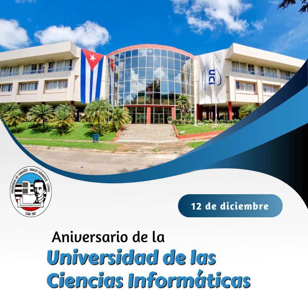🥳 ¡Hoy la <a href="/universidad_uci/">Universidad de las Ciencias Informáticas</a> celebra su #Aniversario 22! 
💻 A lo largo de su historia se ha consolidado como una universidad de referencia a nivel internacional, con múltiples logros y aportes desde la informática al desarrollo económico y social de #Cuba.

¡Muchas felicidades!🎉