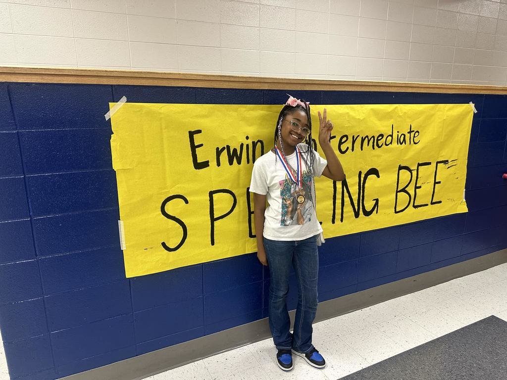 Congrats to all of our Spelling Bee participants you all did an amazing job! Special shout out to our top 5 spellers: (5th) Dekel Pressley, (4th) Jordan Washington, (3rd) Zahir Bowie, (2nd) Raven Dysart and our EIS Spelling Bee champion- Princess-Kelly Strickland!!