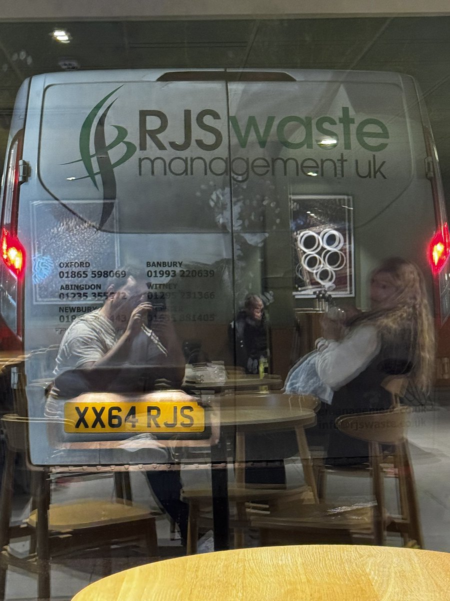 chaymottley's tweet photo. @RJSWaste nice of your employee to park in the disabled bay at warrington services and open his door to chuck his rubbish out onto the floor. https://t.co/pOhPK6OP4t