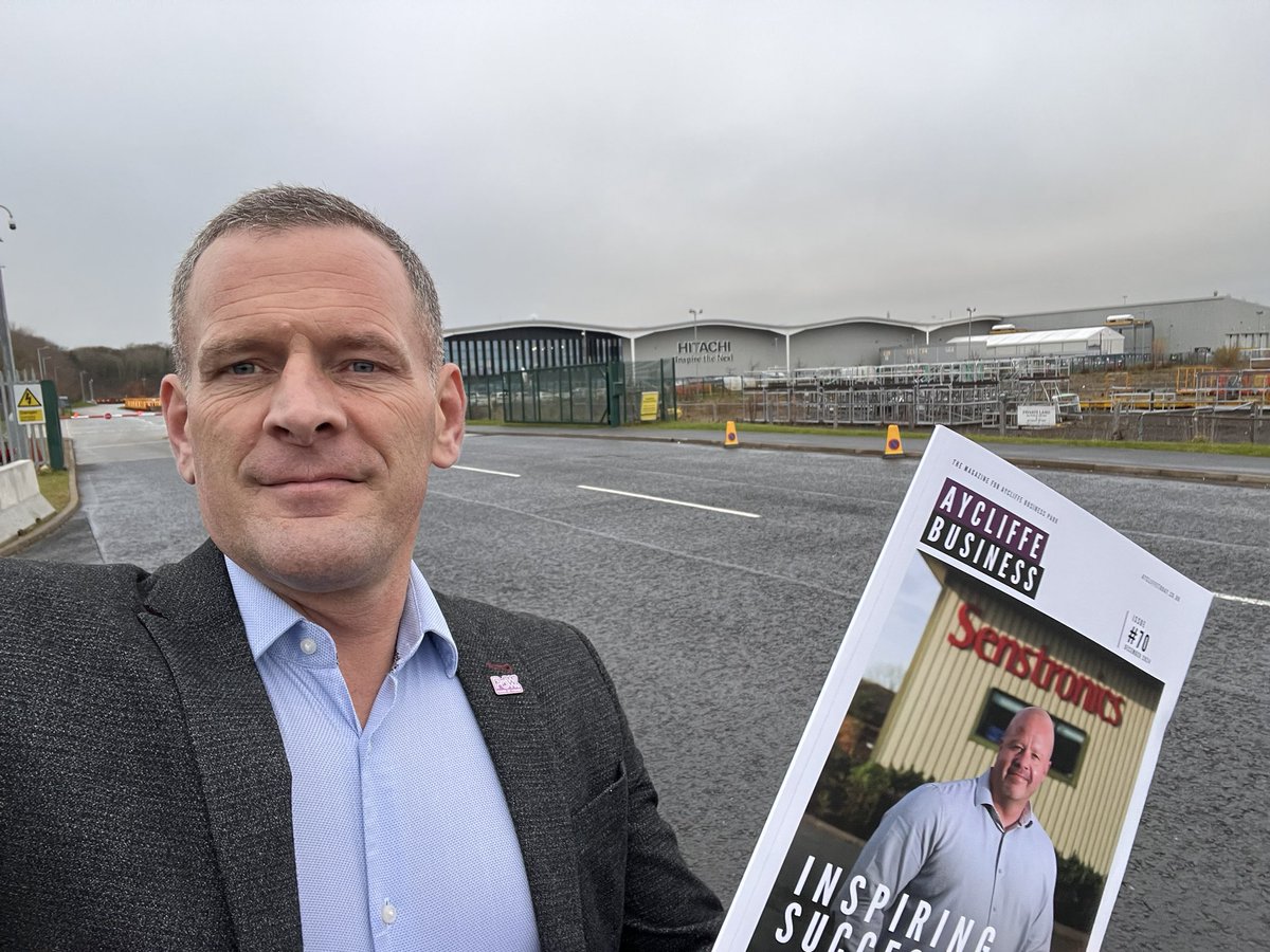 Just dropped copies of the 70th issue of Aycliffe Business at Hitachi’s huge train-making factory on Aycliffe Business Park 🚂 

Contact me if you want to promote your brand, products, services or recruitment needs across the North-East’s biggest business park in 2025 😊