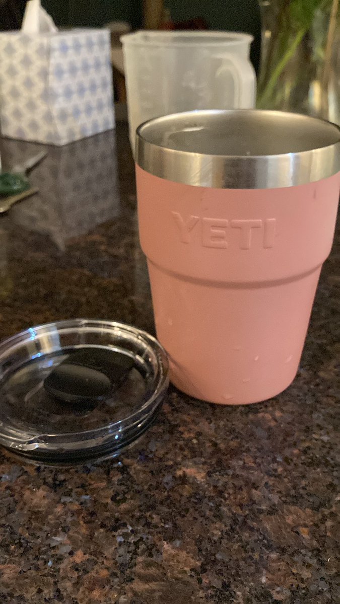 LovettLisa's tweet photo. @YETICoolers  I’ve been given one of these as a present .  It leaks and doesn’t keep hot drinks particularly warm. Am I doing something wrong? https://t.co/ezhhYML9kv
