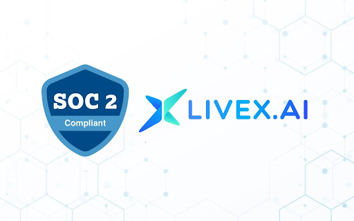 🛡️ LiveX AI is now SOC2 Type II certified! 🛡️

This milestone reflects our dedication to protecting your data with top security, availability, and confidentiality standards.

<a href="/lijiali_vision/">Jia Li</a> <a href="/Jerry_LiveX/">Jerry Li</a> <a href="/jingoshine/">Yao Zhao</a>