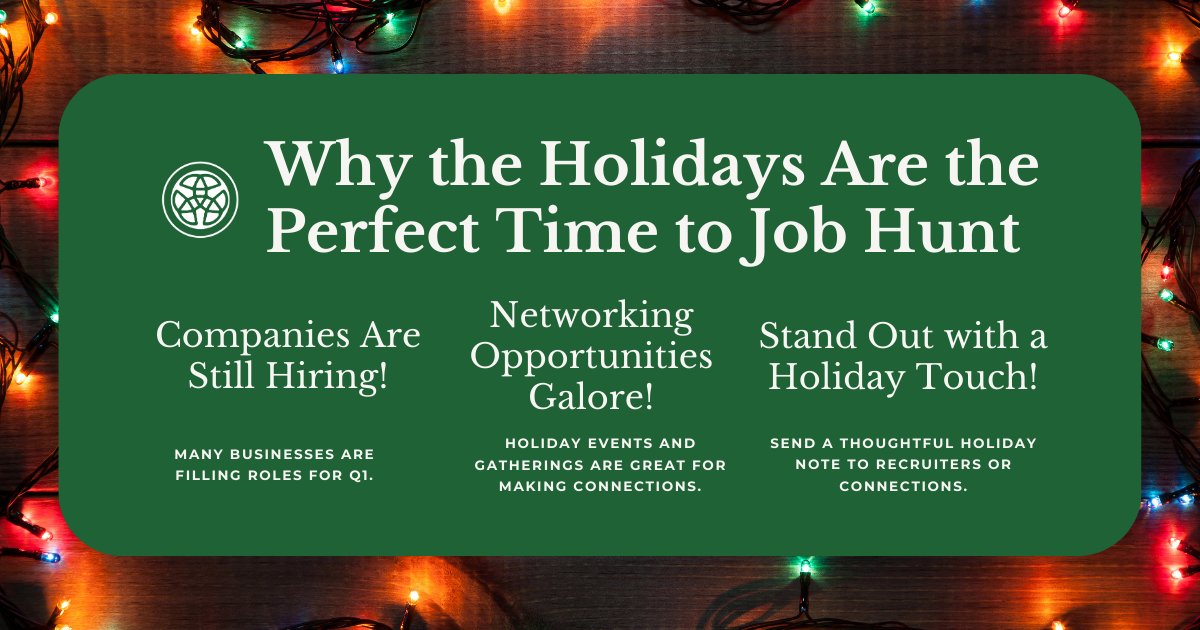 Deck the halls—and your resume! 🎁 

Holiday job hunting is real, and it’s effective. Take advantage of hiring surges and festive networking opportunities this season. 🎄 #CnestaGroup #Holidays #JobSearch
