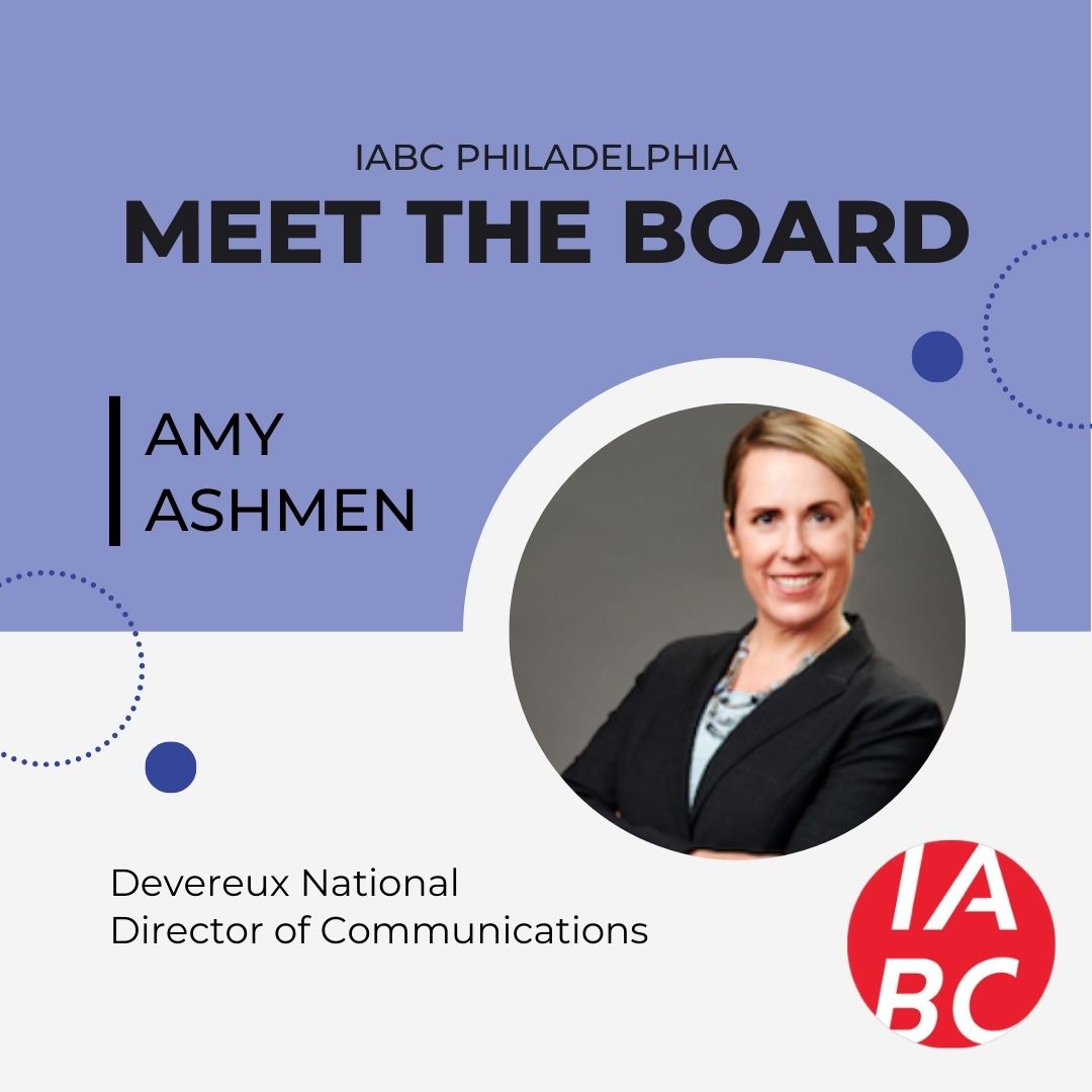 IABCPHILLY's tweet photo. Meet Amy Ashmen, national director of communications at Devereux Advanced Behavioral Health and secretary of IABC Philly, in this exclusive profile by Sophia Pasquariello. #iabc https://t.co/z6uTfPjzlj https://t.co/ohZJzXvqIM