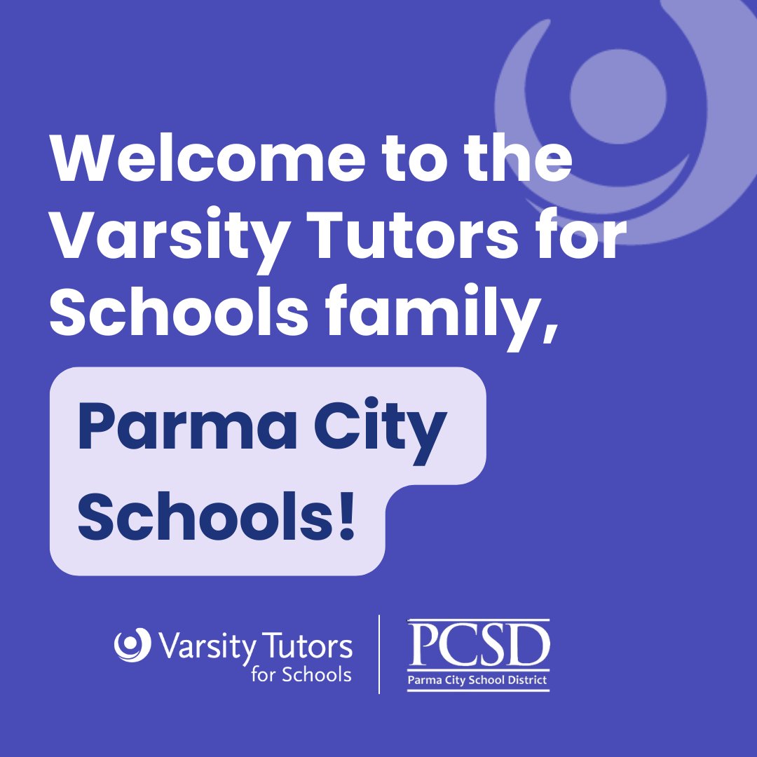 Varsity Tutors for Schools, a Nerdy Company (@vtforschools) on Twitter photo Weโre thrilled to welcome <a href="/ParmaSchools/">Parma Schools</a> to the Varsity Tutors family! Students in this Ohio-based district will now enjoy free access to the Varsity Tutors for Schools platform.
Learn more about the partnership: businesswire.com/news/home/2024โฆ Weโre thrilled to welcome <a href="/ParmaSchools/">Parma Schools</a> to the Varsity Tutors family! Students in this Ohio-based district will now enjoy free access to the Varsity Tutors for Schools platform.
Learn more about the partnership: businesswire.com/news/home/2024โฆ