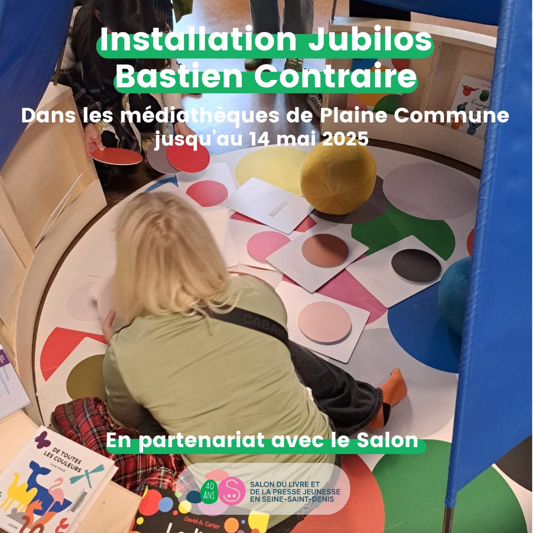 SLPJ93's tweet photo. Jubilos et ses modules interactifs accueillent jusqu’au 14 mai 2025 les univers illustrés de Bastien Contraire dans les médiathèques de Plaine Commune.
En famille, venez explorer les images du créateur et initiez-vous à sa technique de prédilection : le pochoir. https://t.co/r0bTsZQjRE