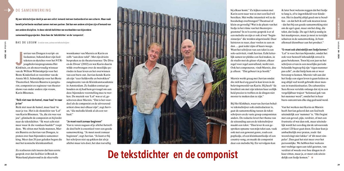 Bas de Leeuw (@bas_deleeuw) on Twitter photo Reik niet naar de hemel, maar haal 'm naar je toe ... Wie heeft dit moois geschreven? Lees het in het nieuwe dubbeldikke decembernummer van <a href="/Tekstblad/">Tekstblad</a> Reik niet naar de hemel, maar haal 'm naar je toe ... Wie heeft dit moois geschreven? Lees het in het nieuwe dubbeldikke decembernummer van <a href="/Tekstblad/">Tekstblad</a>