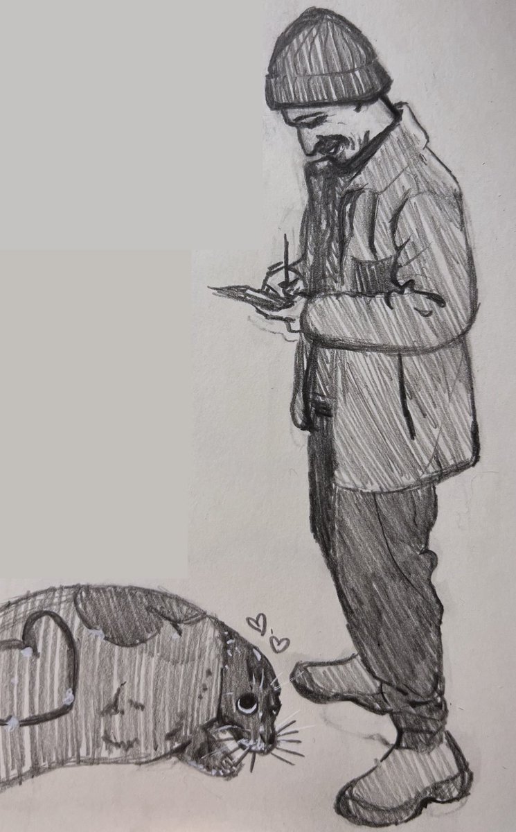 Jeremy Strong signing a playbill for this seal 💞