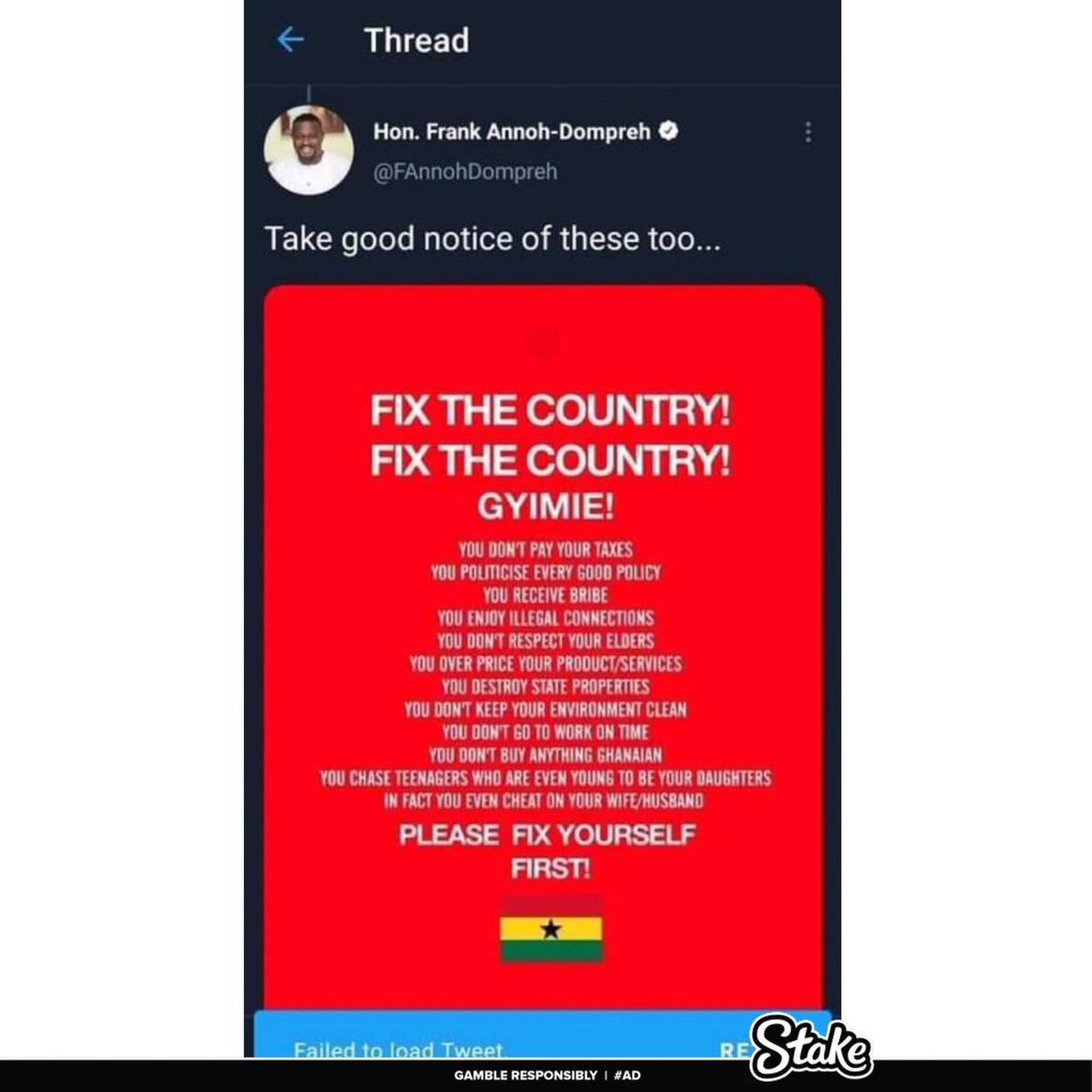 ANNOH DOMPREH HAS LOST AGAIN! 
The youth voted for change ! 
They fixed their minds 🙏🔥