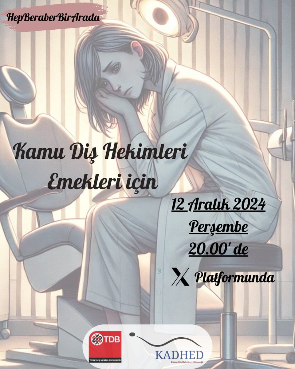 DisKamu's tweet photo. #EmeğimeDokunma
Hem fiziksel hem zihinsel olarak yıpranan, emek sarf eden diş hekiminin emeğine dokunma...
Bu hâkkı artık yeme...
Saçma sapan açıklamalar ile liyakatsızlığı açık edip bizi aptal yerine koyma...
Bu vebale artık girme...
İmkansız teşvik tavanları ile performansa zorlama, devletin bütçesini zorlama, halk sağlığına zarar verme...
Hekimi zorlama...
Halkı çaresiz bırakma...
@saglikbakanligi @sbkhgm @drmemisoglu