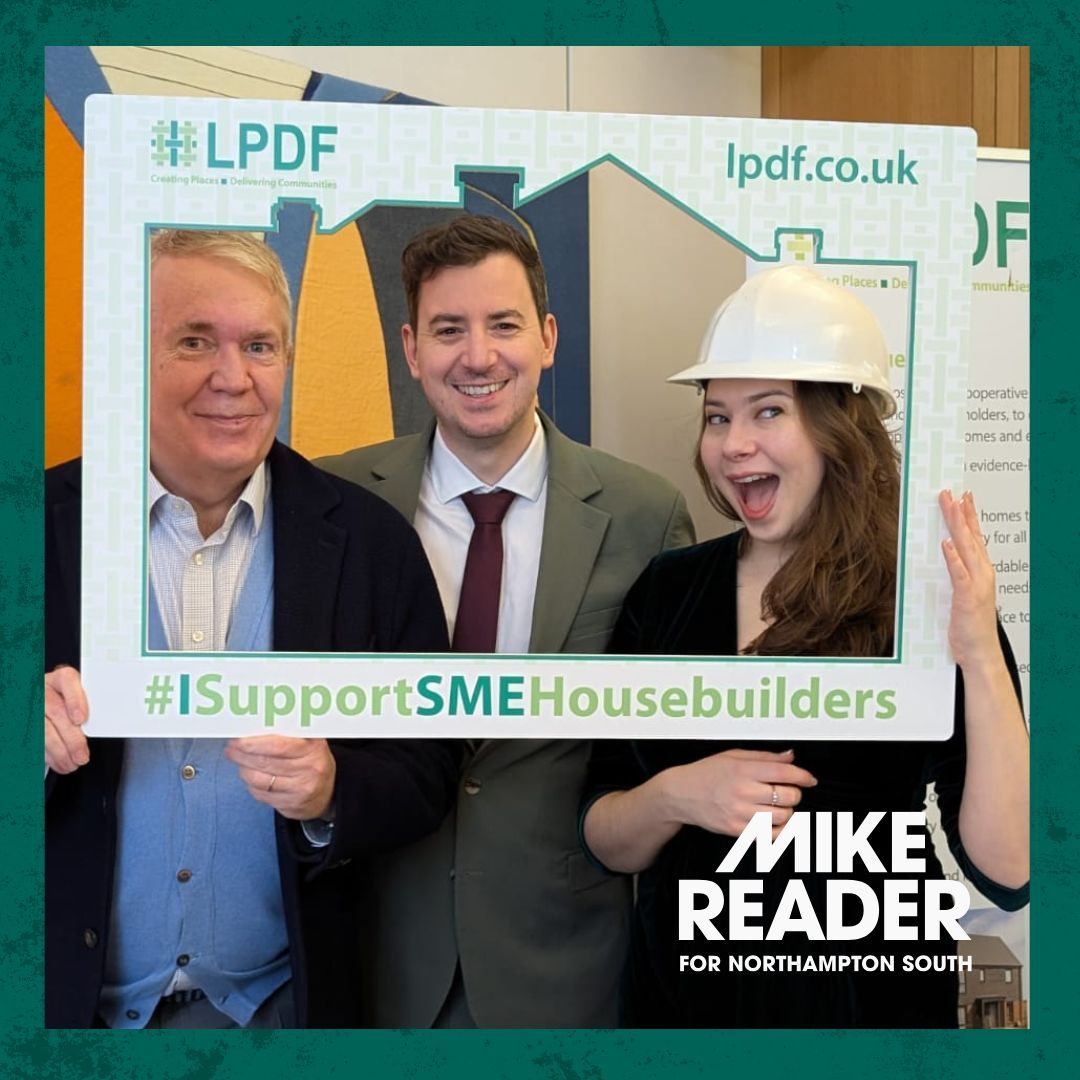 Mike Reader MP (@mike_reader) on Twitter photo Great discussions with <a href="/THELPDF/">Land, Planning and Development Federation</a> and colleagues about how we support small and medium sized builders to deliver more homes across the country. SMEs built 40% of homes in the 1980s - today it's just 12%. Time to change that.
#UKHousing #construction #sme Great discussions with <a href="/THELPDF/">Land, Planning and Development Federation</a> and colleagues about how we support small and medium sized builders to deliver more homes across the country. SMEs built 40% of homes in the 1980s - today it's just 12%. Time to change that.
#UKHousing #construction #sme