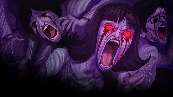 dvveet's tweet photo. Junji Ito - Banners &amp; Badges

You will get it from buying the Cosmetics of the Collection https://t.co/EELJ0pXccG