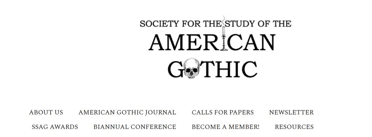 The first issue of American Gothic Studies is coming your way next year - just one reason to join the newly-formed Society for the Study of American Gothic (the symposium in 2026 is another). Follow the link for more information!

americangothicsociety.com