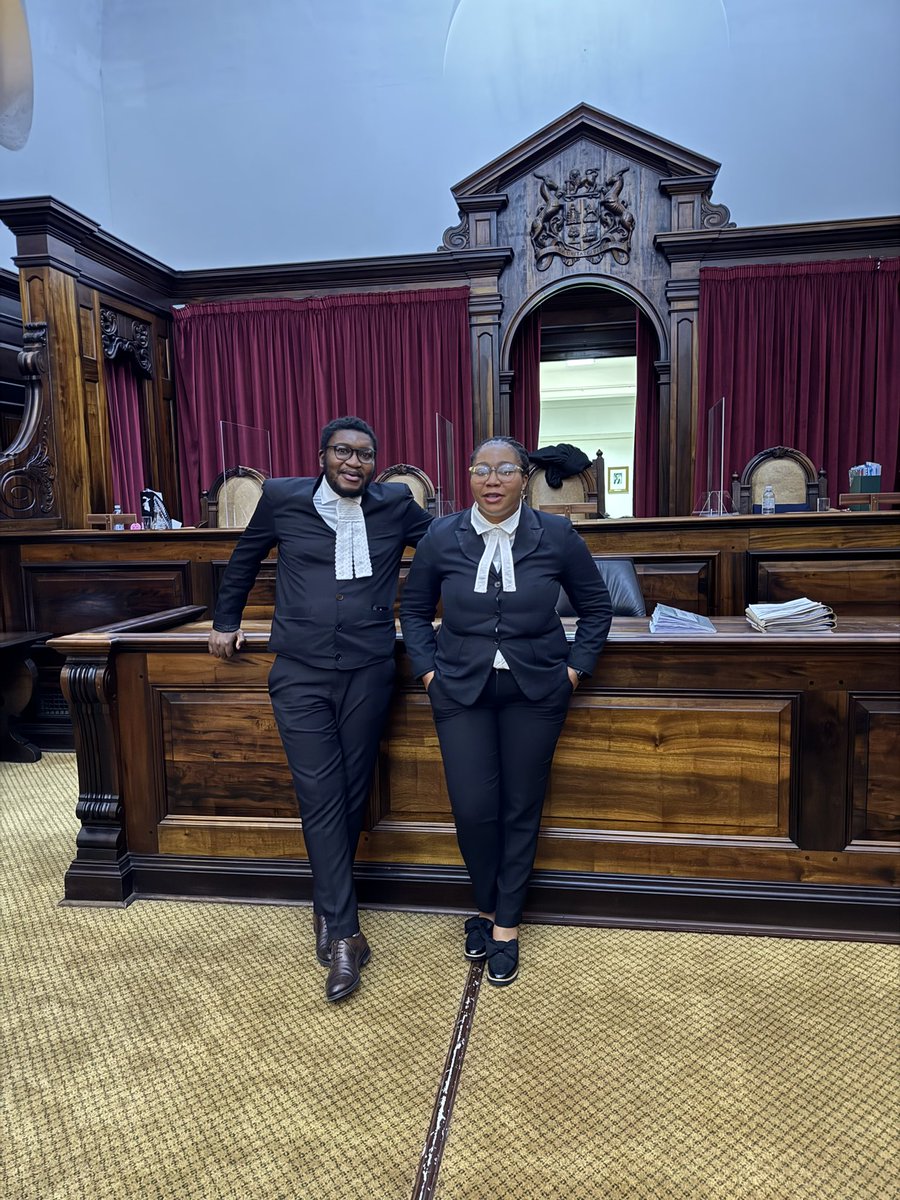 Jabu_Dvonga's tweet photo. I met @ZeeNgwenya when I was a candidate attorney. She was first year junior counsel. Many years later, she’s my surrogate and leader. She led me in my first SCA appearance and today we came back with a reported judgment and a victory for client. https://t.co/mI1RnLmTLL