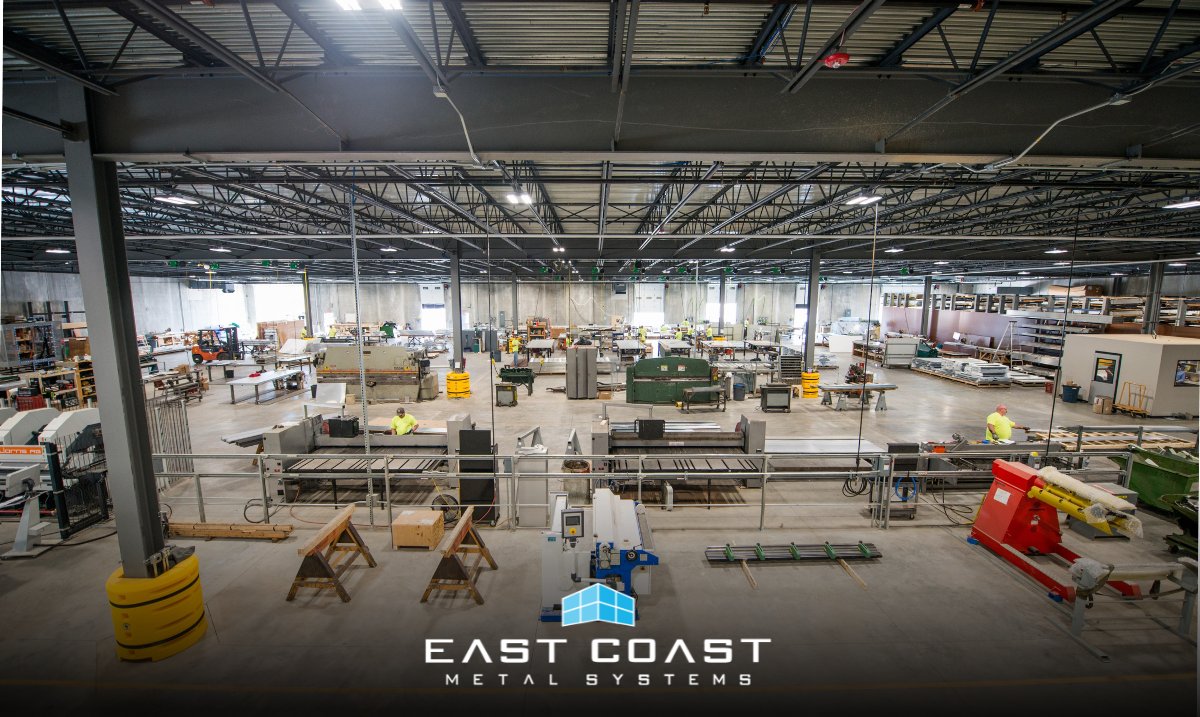ECMetalSystems's tweet photo. Behind every great project at #EastCoastMetalSystems is our hardworking #sheetmetal team, delivering unmatched precision and craftsmanship. 🛠️ 

That’s #TheEastCoastAdvantage. 🤝🏻 https://t.co/UANmN3VLmA