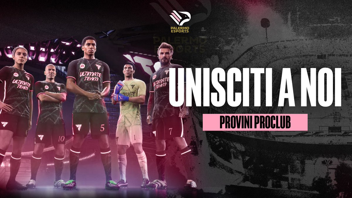 🎮 <a href="/PalermoProClub/">Palermo eSports Pro Clubs</a> Trials ⚽️ 

💥 Cerchiamo nuovi talenti per EA FC 25 Pro Club su PS5!
📋 Valutiamo tutti i ruoli
⏰ Presenza richiesta: lun-giov
💬 Chat aperta dal 13/12 alle 18:00!

Unisciti ora ➡️ chat.whatsapp.com/Iuva0GjRGvVD8m…

#siamoaquile🦅